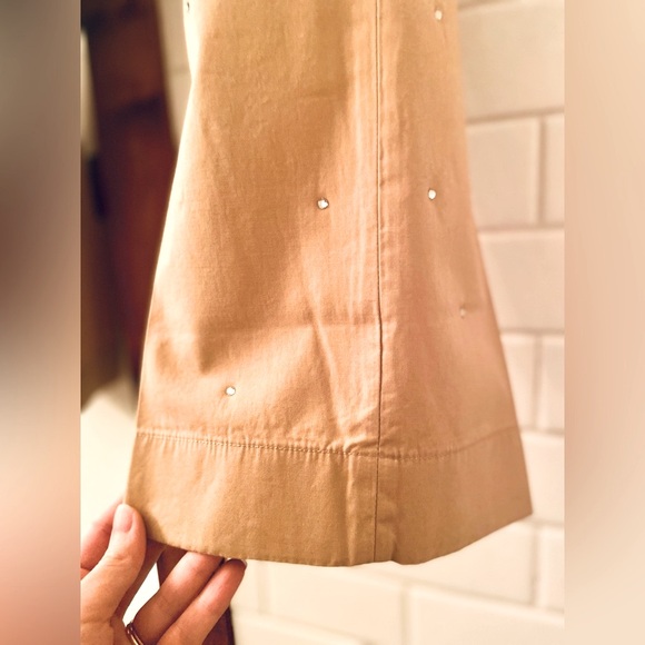 J.Crew Wide-Leg ✨Rhinestone✨Sydney Chino Pant in “Sand Castle” - Picture 6 of 6